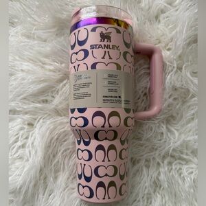 🌹Stanley Pink Monogram 40 oz Tumbler